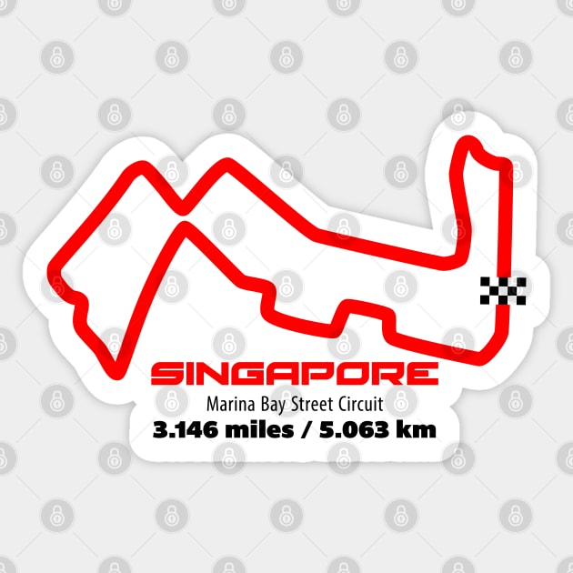 Singapore Track Graphic Sticker by Hotshots